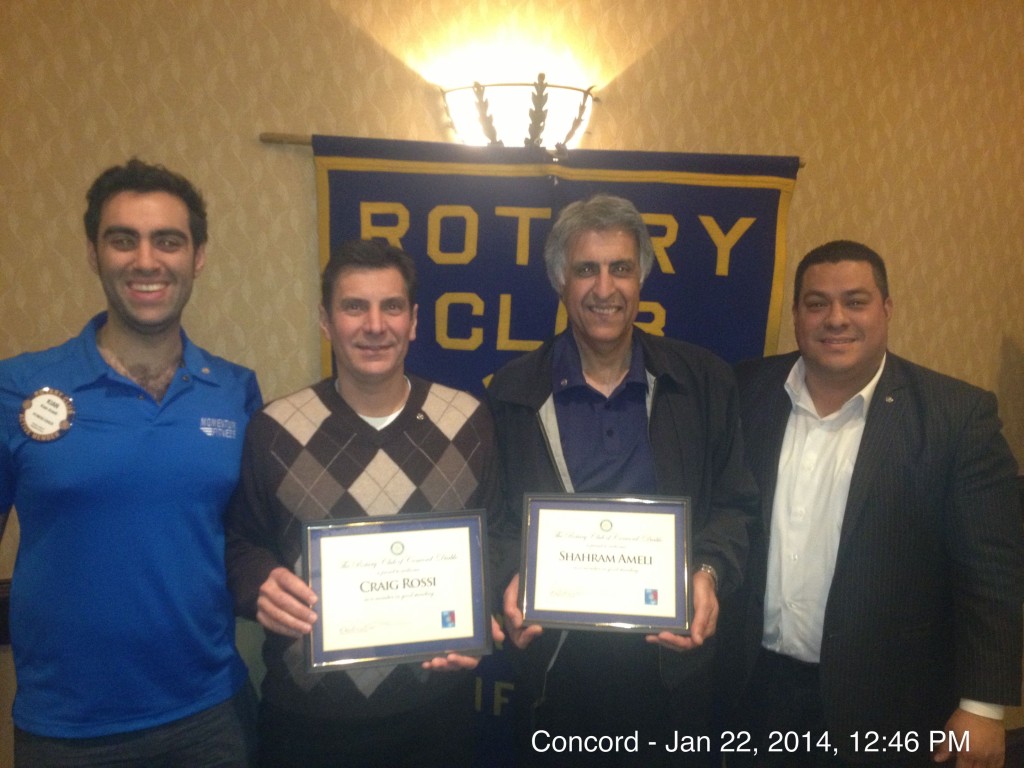 Craig Rossi and Shahram Ameli