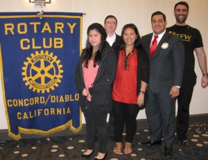 Hope, Claudia, Eric, Claude Barua, Kian