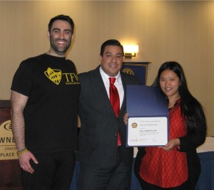 Kian, Eric, Claudia, PH Award