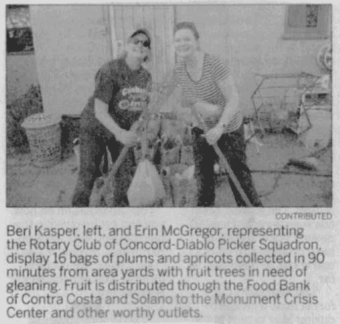 Beri & Erin Gleaning